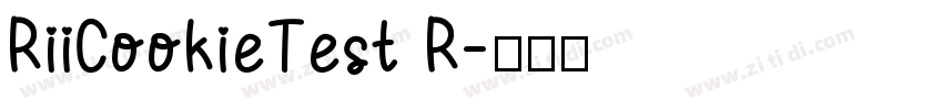 RiiCookieTest R字体转换
